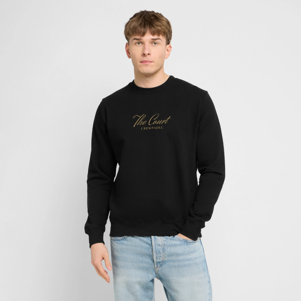 CREWPADEL Sweat – THE COURT - black
