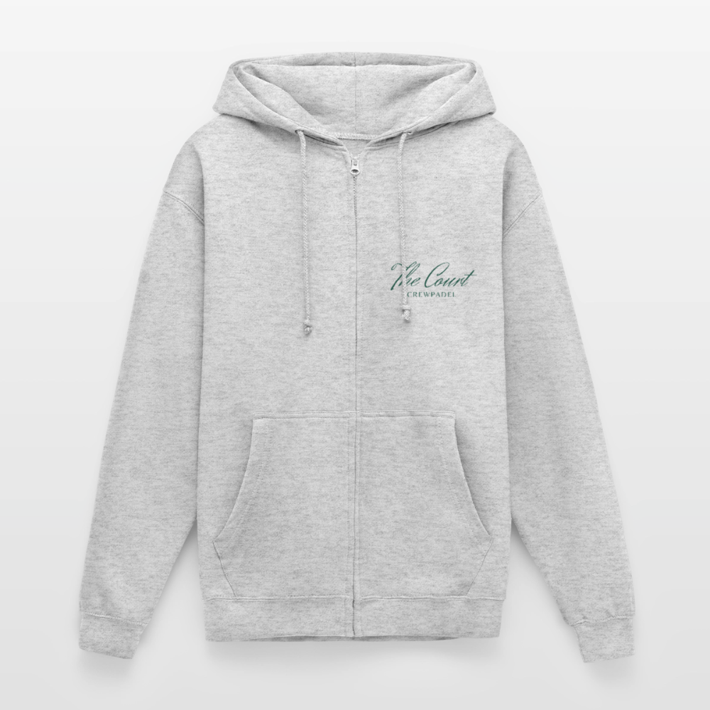 CREWPADEL Jacke – THE COURT where we feel home - Hellgrau meliert