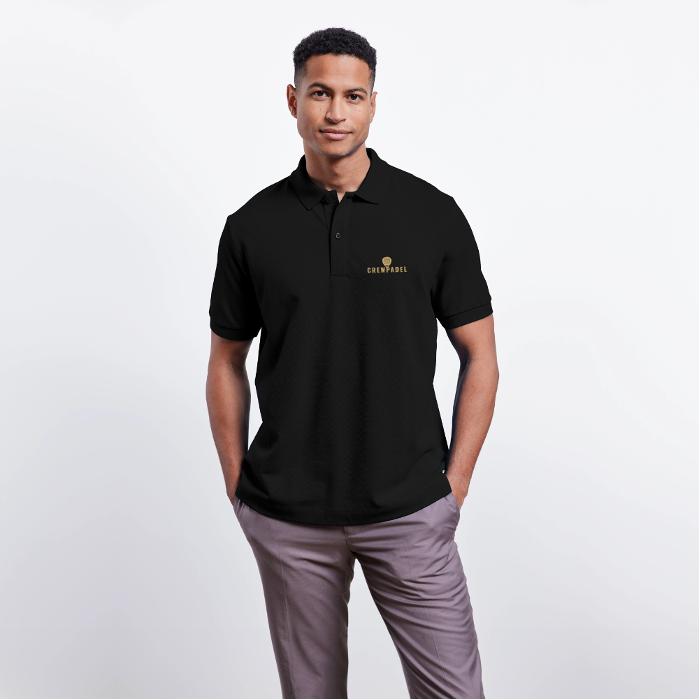 CREWPADEL Essential Polo - Black - black