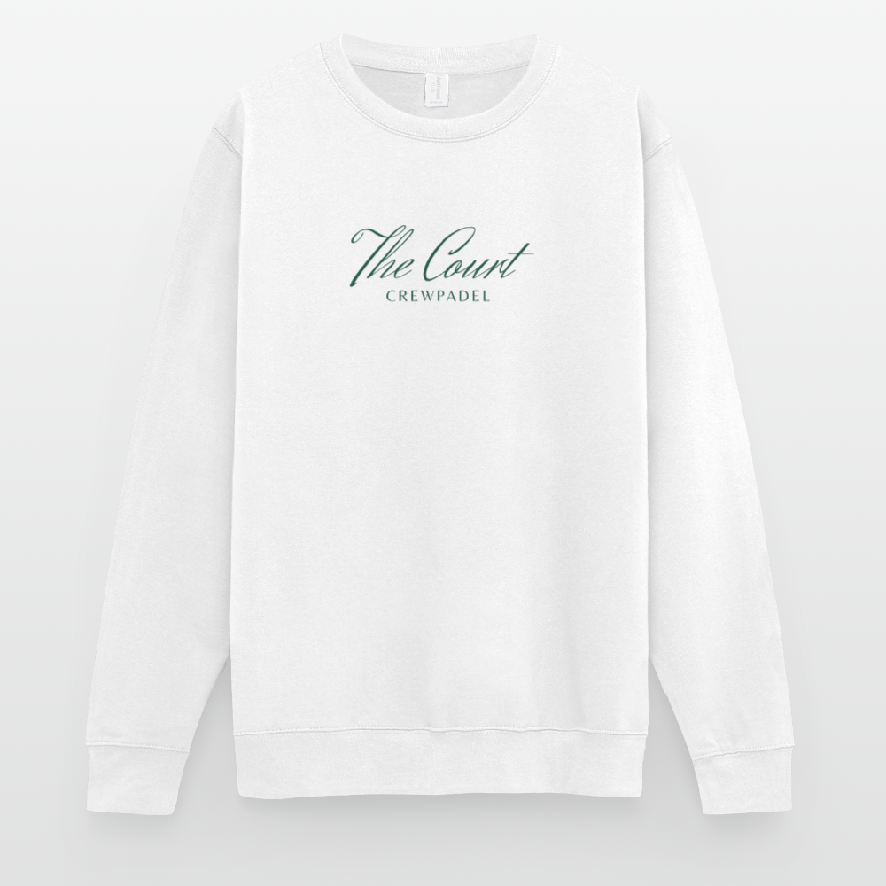 CREWPADEL Sweat – THE COURT - white