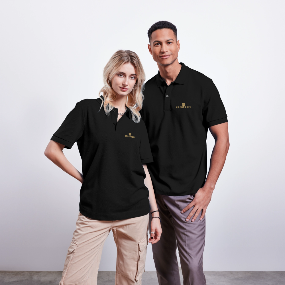 CREWPADEL Essential Polo - Black - black