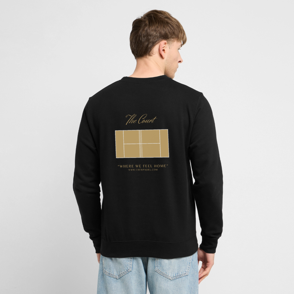 CREWPADEL Sweat – THE COURT - black