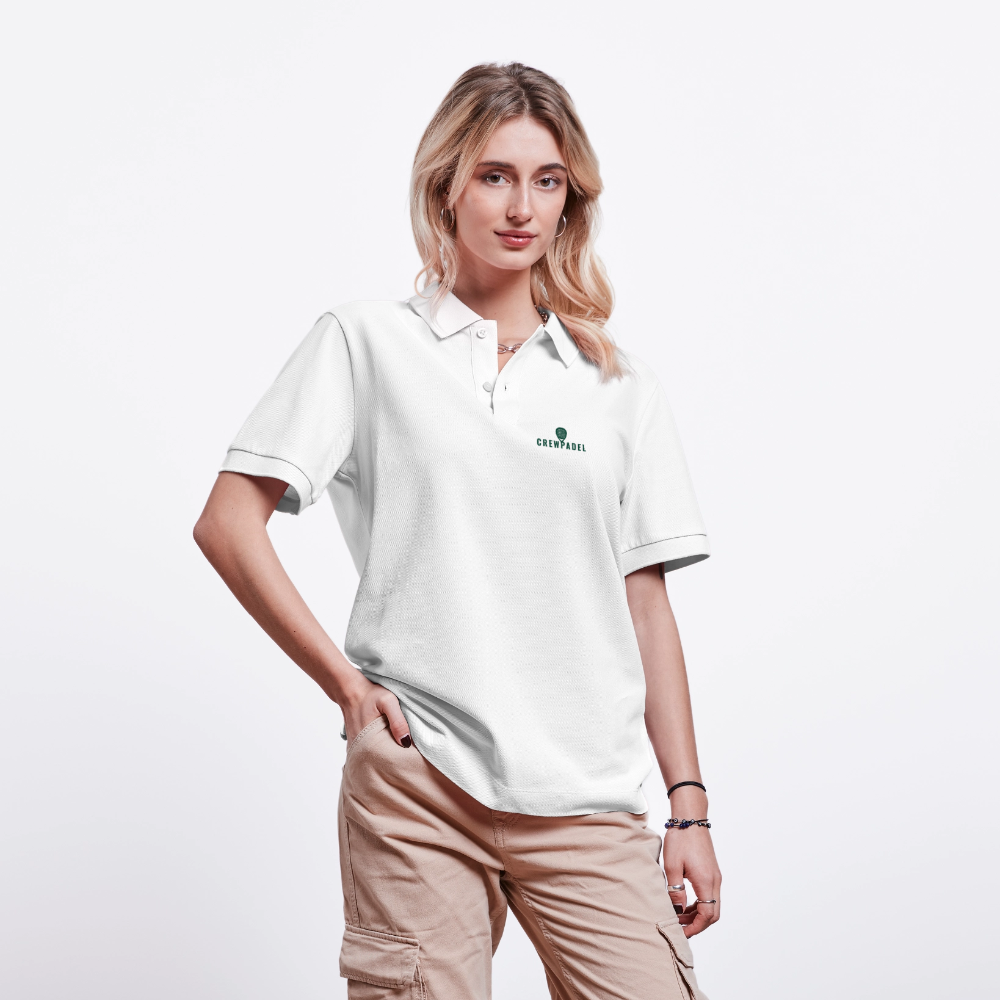 CREWPADEL Essential Polo - white - white