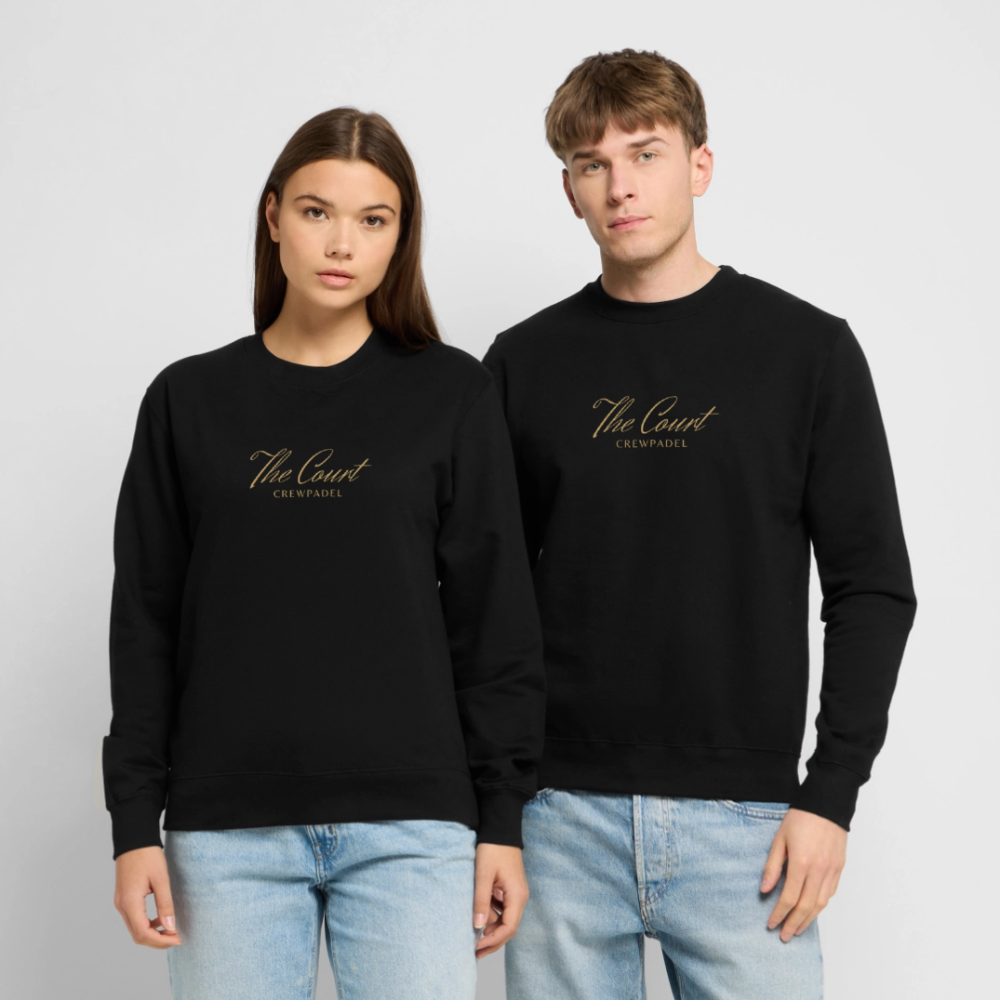 CREWPADEL Sweat – THE COURT - black