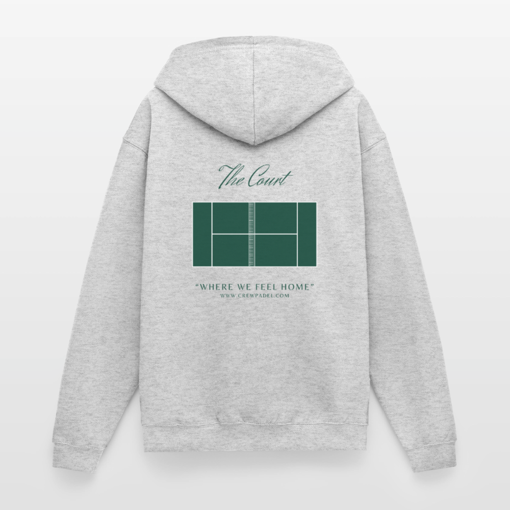 CREWPADEL Jacke – THE COURT where we feel home - Hellgrau meliert