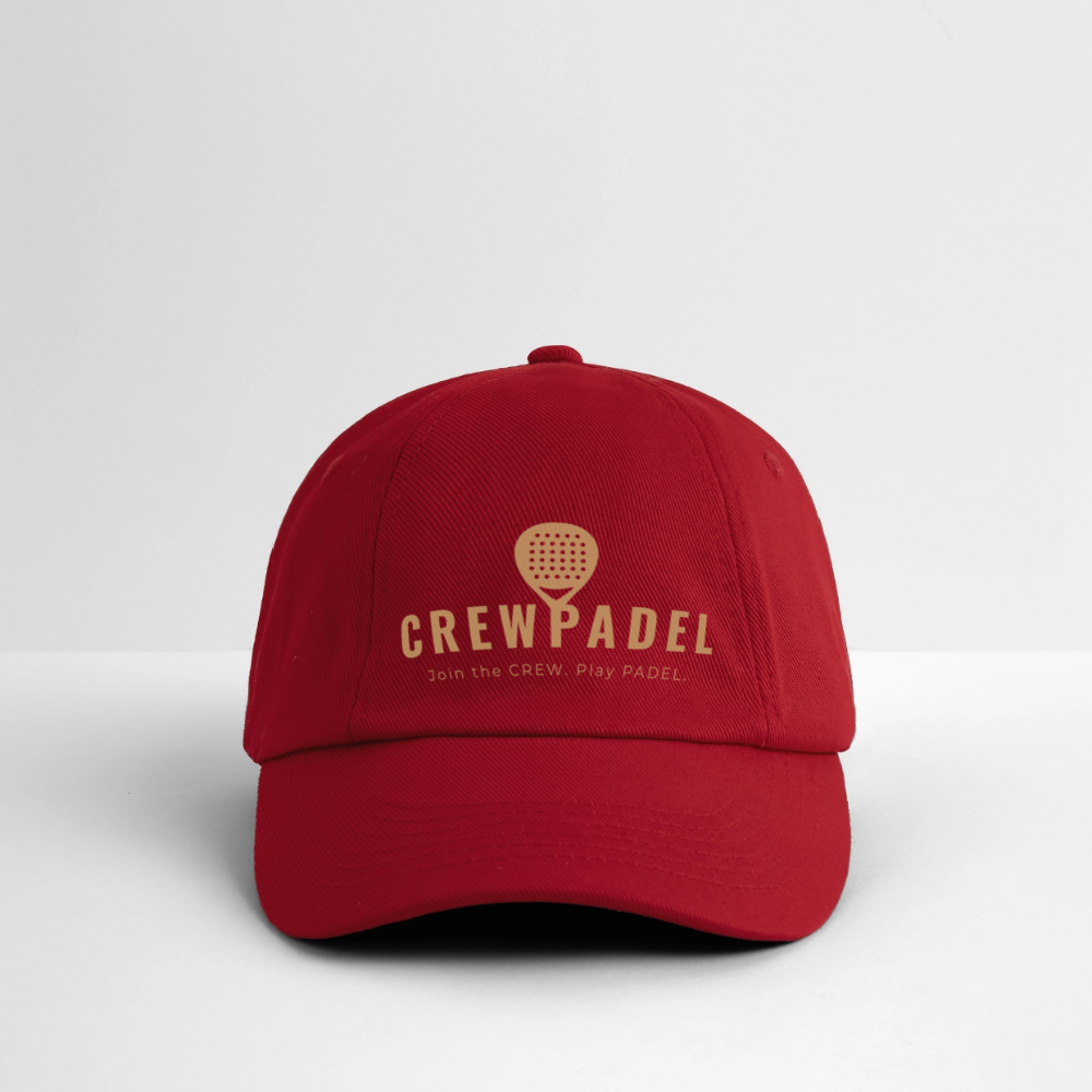 CREWPADEL Essential Cap – JOIN THE CREW - classic red