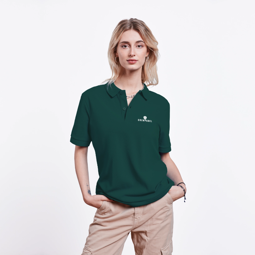CREWPADEL Essential Polo - darkgreen - glazed green
