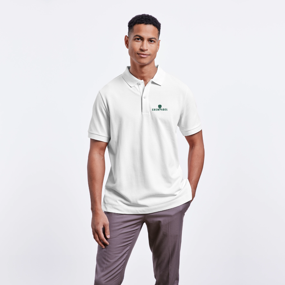 CREWPADEL Essential Polo - white - white