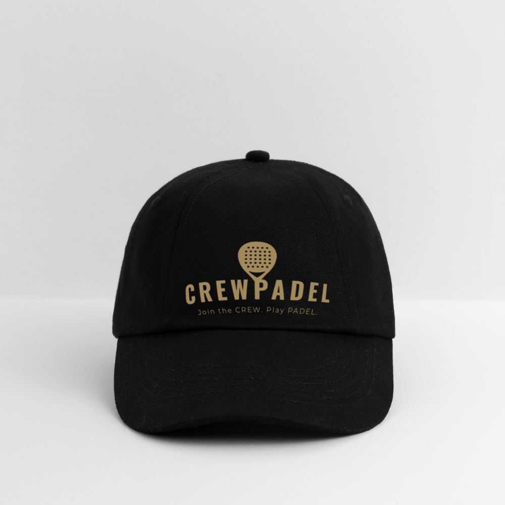 CREWPADEL Essential Cap – JOIN THE CREW - black/black