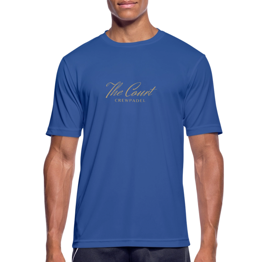 CREWPADEL Performance Tee – THE COURT - royal blue