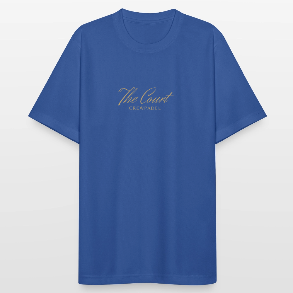 CREWPADEL Performance Tee – THE COURT - royal blue