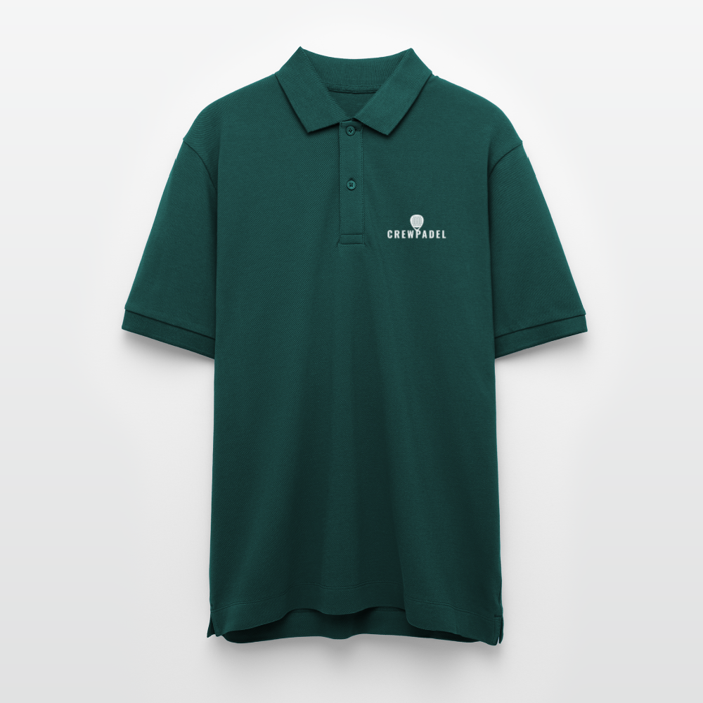 CREWPADEL Essential Polo - darkgreen - glazed green