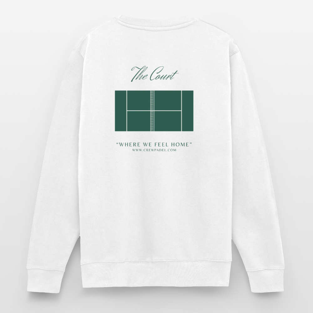CREWPADEL Sweat – THE COURT - white