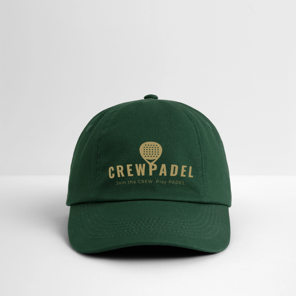 CREWPADEL Essential Cap – JOIN THE CREW - bottle green