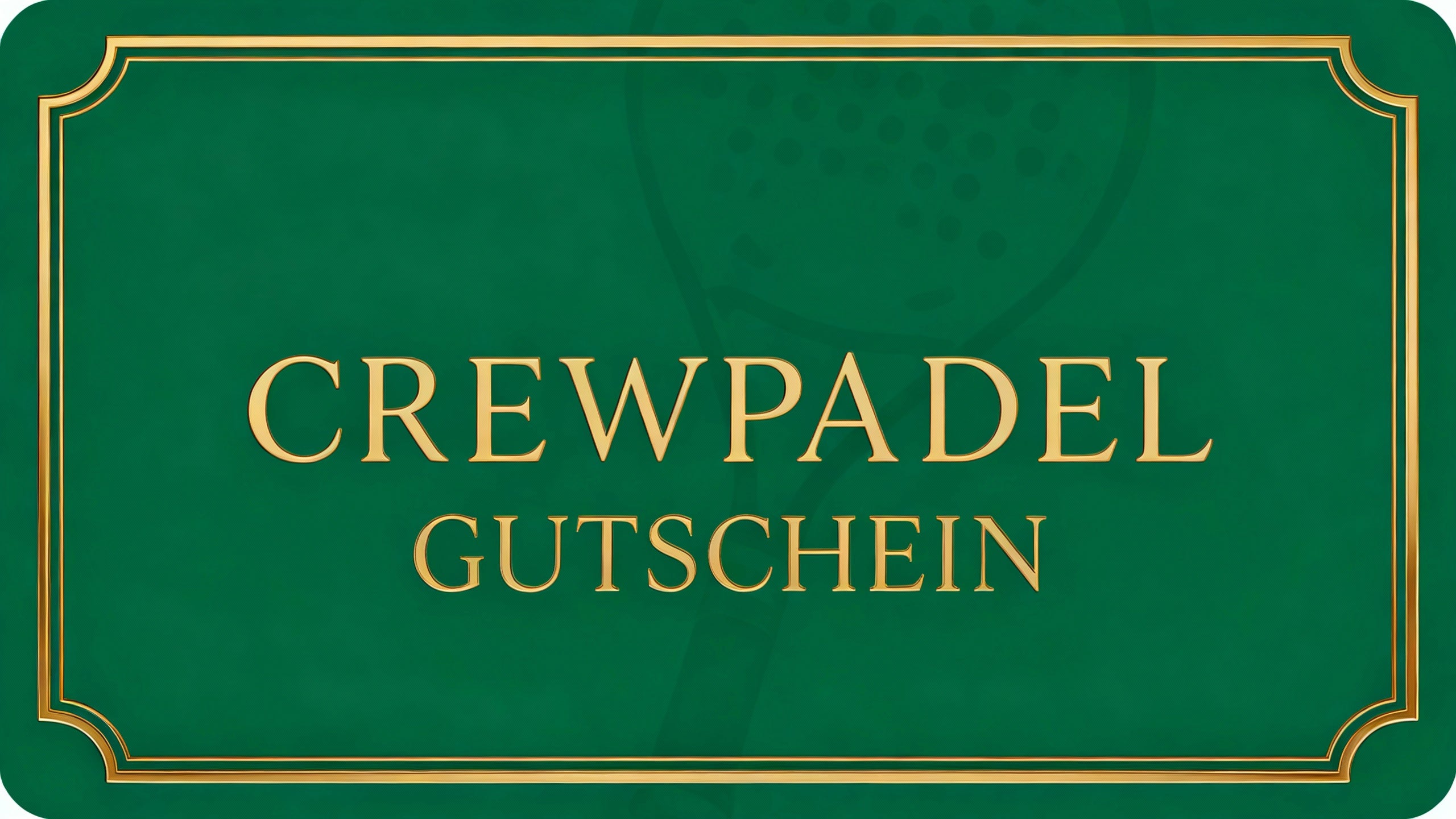 Crewpadel Gutschein – Dein Wertgutschein für den Shop